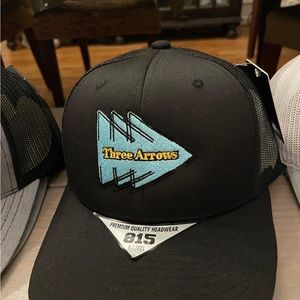 Trucker hat.   Adjustable strap